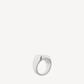 Bague cachet Nano en argent brillant Bague cachet Nano en argent brillant