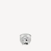 Bague chevalière Melrose en argent vieilli