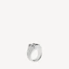 Bague chevalière Melrose en argent vieilli