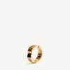 Bague « nano mini link » pour femme en or brillant