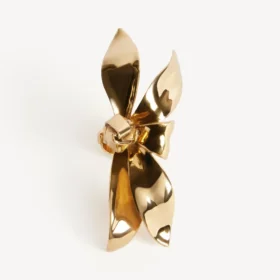 Bague pour petit doigt « Bloom » pour femme, couleur rose, en or brillant Bague pour petit doigt « Bloom » pour femme, couleur rose, en or brillant