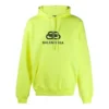 Balenciaga BB pour homme, imprimé au dos, jaune 583215TFV617050