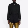 Balenciaga FW21 Alphabet à manches longues pour homme, noir 661749444B81077