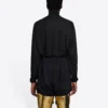 Balenciaga FW21 Alphabet à manches longues pour homme, noir 661749444B81077