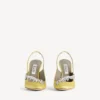 Balenciaga pour femme | Escarpins à bride arrière Manolo Blahnik couleur citron vert