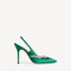 Balenciaga pour femme | Escarpins à bride arrière Manolo Blahnik couleur « grass »
