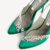 Balenciaga pour femme | Escarpins à bride arrière Manolo Blahnik couleur « grass »