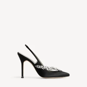 Balenciaga pour femme | Escarpins à bride arrière Manolo Blahnik en noir