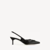 Balenciaga pour femme | Escarpins à bride arrière Manolo Blahnik en noir Balenciaga pour femme | Escarpins à bride arrière Manolo Blahnik en noir