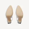 Balenciaga pour femme | Escarpins à bride arrière Manolo Blahnik en Plume grise Balenciaga pour femme | Escarpins à bride arrière Manolo Blahnik en Plume grise