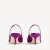 Balenciaga pour femme | Escarpins à bride arrière Manolo Blahnik violets