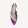 Balenciaga pour femme | Escarpins à bride arrière Manolo Blahnik violets
