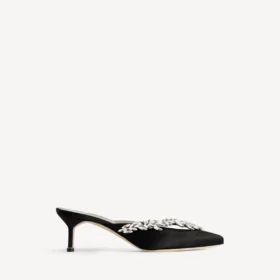 Balenciaga pour femme | Mules Manolo Blahnik noires