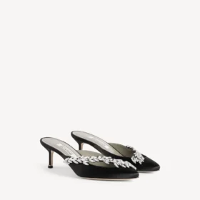Balenciaga pour femme | Mules Manolo Blahnik noires
