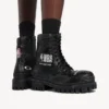 Balenciaga pour homme | Bottes « Combat Strike » en collaboration avec la NBA, couleur noire