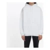 Balenciaga pour homme, dos avec grand logo, imprimé uni, blanc 508184TYK549000