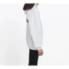 Balenciaga pour homme, dos avec grand logo, imprimé uni, blanc 508184TYK549000