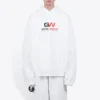 Balenciaga pour homme, imprimé alphabétique, coupe ample, blanc 620973TIVD49000