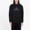 Balenciaga pour homme, logo « Alphabet » imprimé, noir, 570811TGV701000