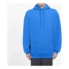 Balenciaga pour homme, logo au dos, imprimé alphabétique, bleu, 570811THV798077