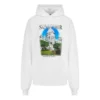 Balenciaga pour homme, motif paysage, coupe ample, blanc, 641679TJVH99000