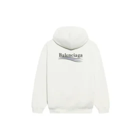 Balenciaga pour homme, motif « Political Campaign » brodé, blanc, 600583TKVI99084