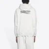 Balenciaga pour homme, motif « Political Campaign » brodé, blanc, 600583TKVI99084