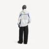 Balenciaga pour homme | Sweats à capuche oversize zippés issus de la collaboration avec la NBA, en blanc/multicolore Balenciaga pour homme | Sweats à capuche oversize zippés issus de la collaboration avec la NBA, en blanc/multicolore
