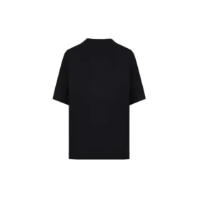Balenciaga pour homme, t-shirt à manches courtes noir avec imprimé BLogo 612966TJVD61000