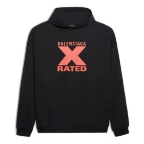 Balenciaga pour homme X-Rated noir, rouge, noir 620973TIVA81076