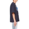 Balenciaga Speed Hunters pour homme, noir, bande bleue, manches courtes, gris 541875TCV381055