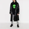 Balenciaga SS21 pour homme, logo « Alien » imprimé, épais, noir classique 641679TJV959113