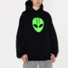 Balenciaga SS21 pour homme, logo « Alien » imprimé, épais, noir classique 641679TJV959113