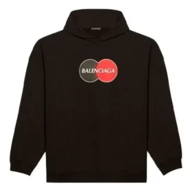 Balenciaga Uniform Plush Loose Classic Noir pour homme 620973TIV801000
