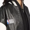 Balenciaga | Veste universitaire issue de la collaboration avec la NBA, en noir/blanc