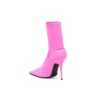 Balenciaga x adidas Originals Bottines Knife 110 mm « Rose » 724073W2ES15090