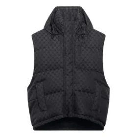 Balenciaga x Gucci The Hacker Project Gilet matelassé « Hacker Cocoon » « Noir » 681884TLO531269