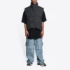 Balenciaga x Gucci The Hacker Project Gilet matelassé « Hacker Cocoon » « Noir » 681884TLO531269