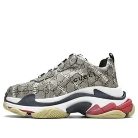 Balenciaga x Gucci The Hacker Project Triple S « Beige Navy Red » 681066ULZ109795