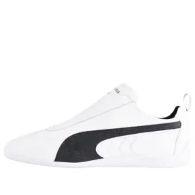 Balenciaga x Puma Speedcat en cuir « White Black » 847148WSDSB9010