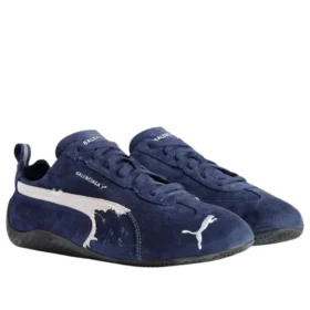 Balenciaga x Puma Speedcat Suede « Distressed Navy White » 847146WSDSD4191