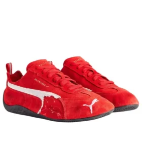 Balenciaga x Puma Speedcat Suede « Distressed Red White » 847146WSDSD6910