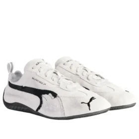 Balenciaga x Puma Speedcat Suede « Distressed White Black » 847146WSDSD9010