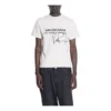 Balenciaga x RuPaul, signature conjointe, imprimé lettres, col rond, homme, blanc, 670943TLV579057
