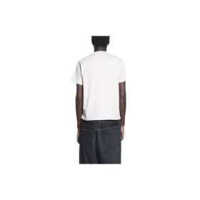 Balenciaga x RuPaul, signature conjointe, imprimé lettres, col rond, homme, blanc, 670943TLV579057