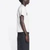 Balenciaga x RuPaul, signature conjointe, imprimé lettres, col rond, homme, blanc, 670943TLV579057