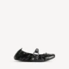 Ballerines de ville pour femme en noir/argent Ballerines de ville pour femme en noir/argent