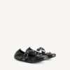 Ballerines de ville pour femme en noir/argent Ballerines de ville pour femme en noir/argent