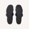 Ballerines de ville pour femme en noir/argent Ballerines de ville pour femme en noir/argent
