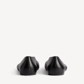 Ballerines Duchesse pour femme, noires